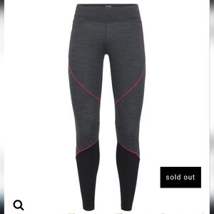 Icebreaker Oasis 200 Merino Wool Base Layer Legging Tight Color Block Small
